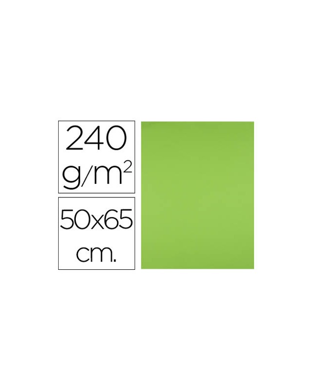 Cartulina liderpapel 50x65 cm 240g/m2 verde hierba