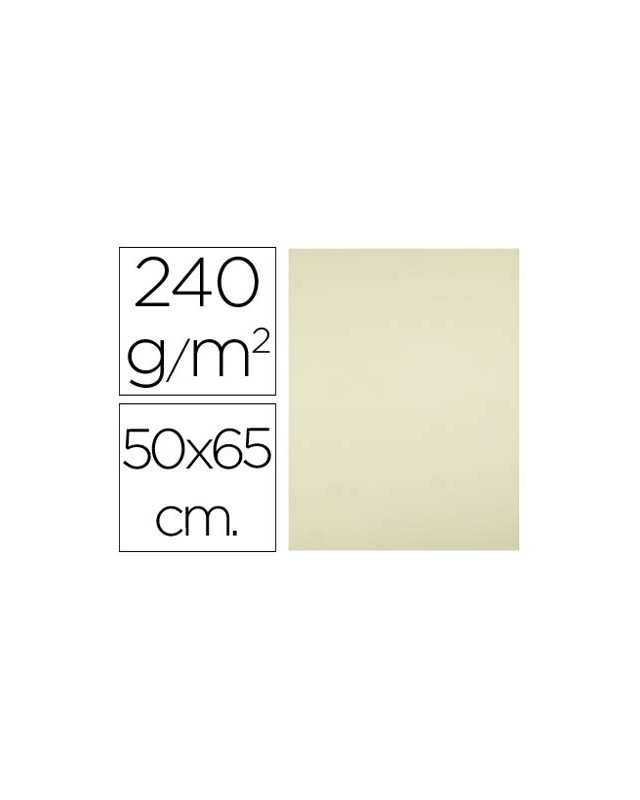 Cartulina liderpapel 50x65 cm 240g/m2 amarillo