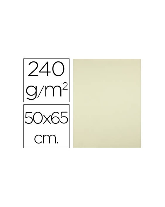 Cartulina liderpapel 50x65 cm 240g/m2 amarillo