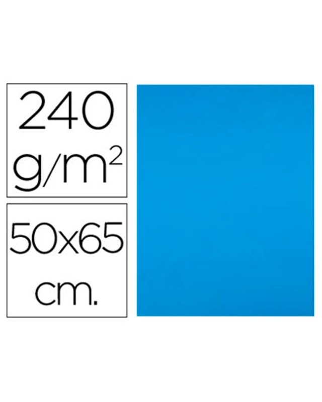 Cartulina liderpapel 50x65 cm 240g/m2 celeste