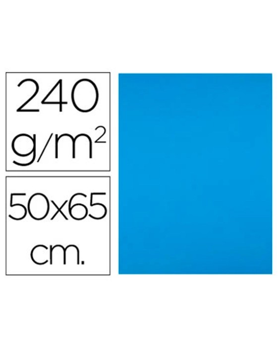 Cartulina liderpapel 50x65 cm 240g/m2 celeste