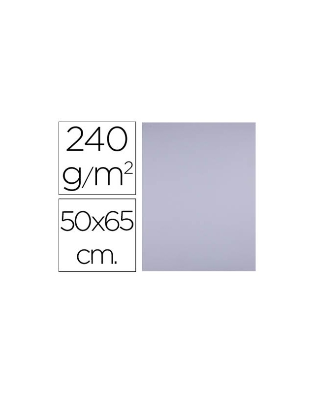 Cartulina liderpapel 50x65 cm lila 240 gr unidad