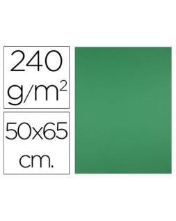 Cartulina liderpapel 50x65 cm 240g/m2 verde navidad