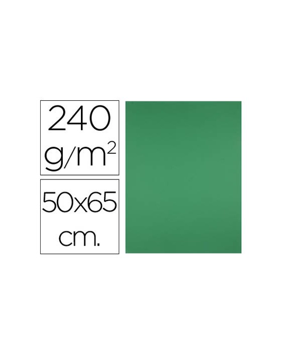 Cartulina liderpapel 50x65 cm 240g/m2 verde navidad