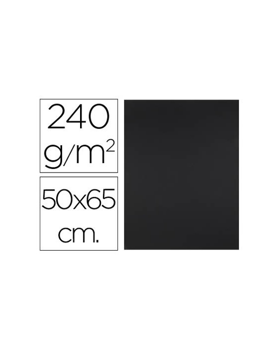Cartulina liderpapel 50x65 cm 240g/m2 negro