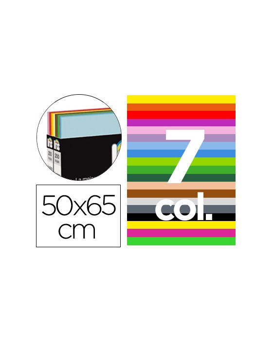 Cartulina guarro 50x65 contenido -b expositor sobremesa