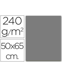 Cartulina liderpapel 50x65 cm gris 240 gr unidad