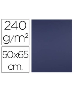 Cartulina liderpapel 50x65 cm 240 g/m2 azul zafiro