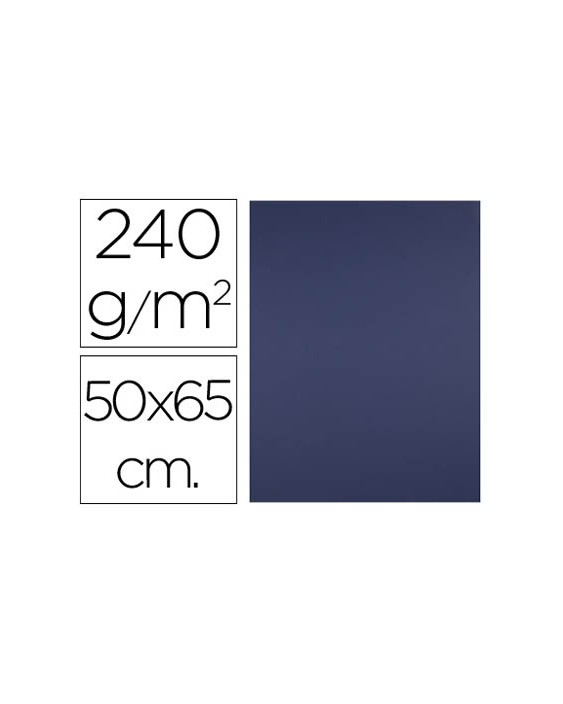 Cartulina liderpapel 50x65 cm 240 g/m2 azul zafiro