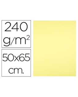 Cartulina liderpapel 50x65 cm 240 g/m2 amarillo medio