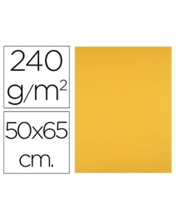Cartulina liderpapel 50x65 cm 240g/m2 oro viejo paquete de 25 hojas