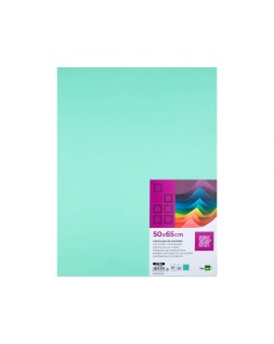 Cartulina liderpapel 50x65 cm 240g/m2 verde paquete de 25 hojas