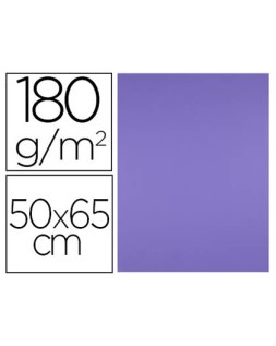 Cartulina liderpapel 50x65 cm 180 gr purpura unidad