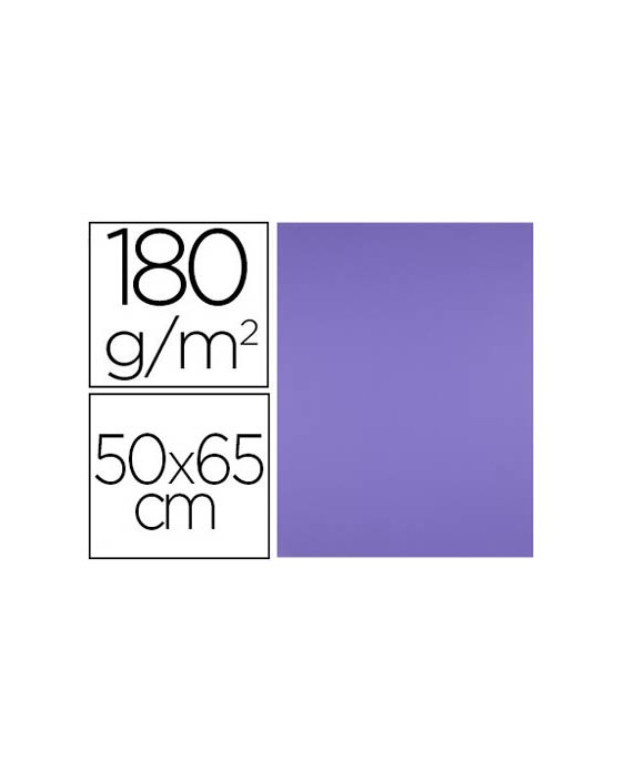 Cartulina liderpapel 50x65 cm 180 gr purpura unidad