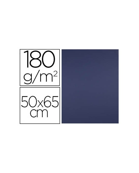 Cartulina liderpapel 50x65 cm 180 gr zafiro unidad