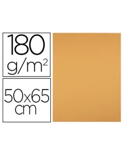 Cartulina liderpapel 50x65 cm 180 gr avellana paquete de 25 hojas