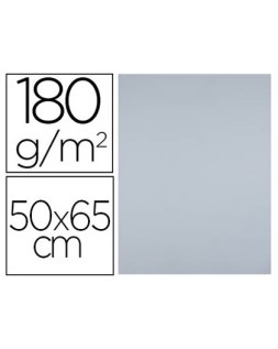 Cartulina liderpapel 50x65 cm 180 gr gris paquete de 25 hojas
