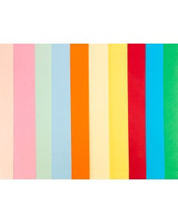 Cartulina liderpapel a3 180g/m2 10 colores surtidos paquete 100 hojas