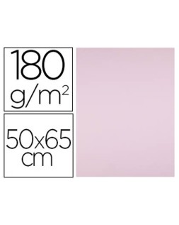 Cartulina liderpapel 50x65 cm 180g/m2 rosa paquete de 25 hojas